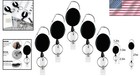 5 Pack Heavy Duty Retractable Badge Reel Id Card Holder With Clip And Key Ring C