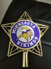 Minnesota Vikings Inspired Christmas Tree Topper Top Ornament Ornaments Nfl 