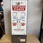 Vintage Us Mail Postage Stamp Machine Dispenser Coin 50 50 Cent Vending 17 1 2   t