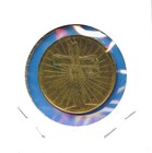 Religious Cross Church Jesus Worship Catholic Coin 1  Vintage Good Luck Token