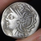 Chariot Denarius Ancient Roman Republic Silver Coin 104bc Coelius Caldus Roma