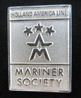 Holland America 3 Star Mariner Society Pin And Pouch