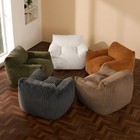 Oversized Bean Bag Chair For Adults Giant Plush Boneless Bean Bag Couch orange 