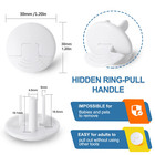 Outlet Covers Baby Proofing White -  38 Pack Plug Covers For Electrical Outlets 