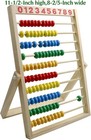 Wooden Abacus 10 Rows Counting Frame 11 5 In For Math Educational Toy