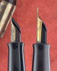 2 Eversharp Skyline Fountain Pens W 14k Nibs   A Bit Dirty   Complete   14k Nibs