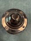 Vintage Nautical Marine Lamp Nml Brass Bow Boat Light Blue Glass Nos Never Used