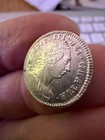 1772 George Iii Maundy Threepence 3d Silver Great Britain Au Lustrous Scarce
