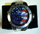 Invicta 48956 Aviator Men s 50mm Watch Gunmetal Camo American Flag Dial Nwt Box