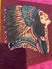 Vtg Pennant Arkansas Hot Springs National Park Indian Native American Headdress