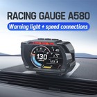 Obd Ii Smart Digital Speedometer Car Head-up Display Km h Speed Alarm