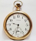 Antique Waltham 17j Pocket Watch 12s Model 1894 Grade 225  Gold Fill - Runs Good