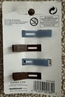 Vintage 2009 Goody Girls Sweet Boutique Hair Clips 4 Pack Blue Brown Bows New
