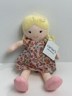 Nwt Carters Plush Baby Doll Pink Floral Dress Blonde Hair Pigtails Braids 66968