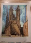 3-lyonel Feininger  The Market In Halle Ect Lithographs 1960s Look Read