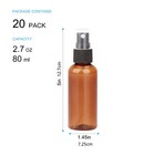 20pcs Fine Mist Mini 2 7oz  Spray Bottles small Reusable Empty Plastic Bottles