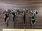 Lot Of 4 Myths And Magic  2007 Bradford Exchange Dragon Axe Wall Displays No Box