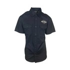 Harley-davidson Men s Black Shirt Ashes Lightweight Cotton Twill S s  s346 