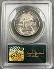1957 Franklin Half Dollar 50c -  Pcgs Ms65 - Ogh Green Holder