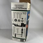 Universal Gourmet Food Chopper Meat Grinder Climax Model No  1551 Cast Iron Nice