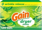 Gain Original Dryer Sheets  120 Count