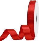 7 8 Inch Wide 100 Yards Double Face Red Satin Ribbon Red Fabric Ribbon For Gi   