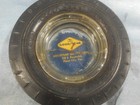 Vintage Goodyear Tire Ashtray Service Store Plant City Fla   glass Is Cracked 