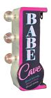 New Babe Cave Double Sided Marquee Led Sign  For Home Bar She Shed Arcade Gift