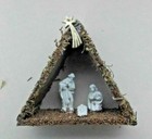 Dollhouse Miniature Christmas Nativity Set In Stable 1 12 Scale