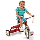 Radio Flyer Tricycle Kids Classic Style Dual Deck Tricycle W handlebar Bell-red