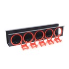 5-hole Spray Bottle Storage Rack Wall-mount Holder Wall Rail Detailing Organizer
