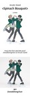 Webtoon Md   Spinach Bouquet   Heart Fusion Ld Acrylic Stand