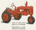 Ih Farmall A Av B Culti-vision Power   Machines For Vegetable Growers Brochure