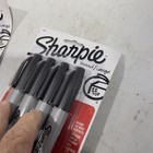 8 Piecsharpie Broad Larges Quick Dry Chisel Point Permanent Markers Black 2x4 8
