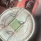 Vintage Flue Cover Green Landscape Scene Wire Hanger Raus Pat