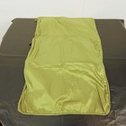 Pair Pier 1 Imports 18  Silk Throw Pillow Covers Only Green W piping  Zip Close