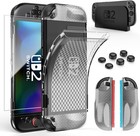 Case For Nintendo Switch 2 - Tpu Cover With 6 Thumb Caps   Screen Protector