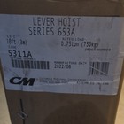 Cm Series 653a Lever Hoist 0 75 Ton 10ft Lift Mpn 5311a