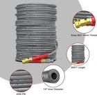 Heliwoo 200ft 4200psi Pressure Washer Hose  1 4  Flexible Wire Extension Hose