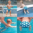 Alvababy Swim Diapers 2pcs Baby   Toddler Snap One Size Reusable Adjustable Baby