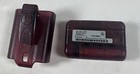 Vintage Motorola Flex Pager In Translucent Red With Case clip