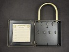 Vintage Faux Metal Plastci Wall Hanging Key Holder Box - Made In Japan