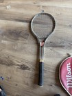 Vintage Wilson T3000 Tennis Raquet Strung Steel Frame Racket 4 1 2