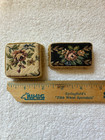 Pair  Lot Of 2  Dollhouse  Miniature   Foot  Stools    Fringe   Artisan
