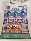 2023 Jonas Brothers Chicago Wrigley Field  the Tour  Canvas Tote Bag Kevin Nick