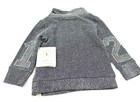 Burt s Bees Baby Boys 18m Loose Pique Applique Sweatshirt Cording Shawl Collar