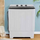 Portable Washing Machine 30lbs Capacity Twin Tub Compact Laundry For Apartments
