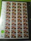 Large Sheets Of Unused  U s  Postage Stamps   132 Face Value 