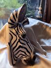 Zebra Bust Wall Decor Savanna Grassland Plaque 9 5    Tall