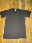 Vintage Duke Single Stitch Blank Black T Shirt Size M Usa Made Faded Thin Grunge
